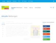 Tablet Screenshot of fdp-gotha.de